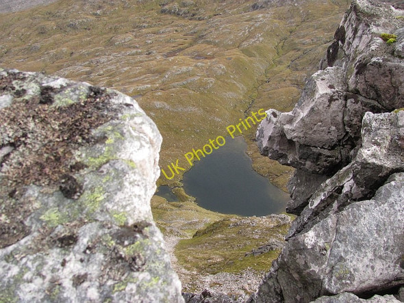 Photo 6"x4" Lochan beneath  Na Tuadhan Garbh Allt\/NC3021 c2010