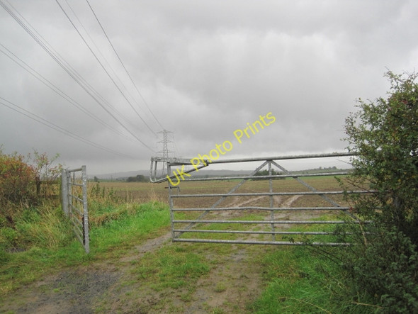 Photo 6"x4" Pylons near Laker Hall Harlow Hill\/NZ0768 c2010