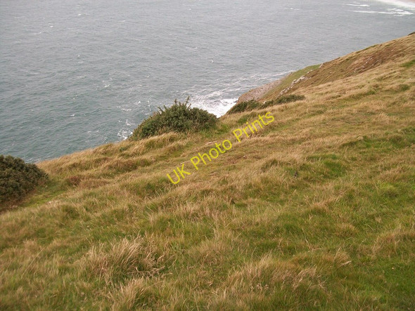 Photo 6"x4" The cliff top south of Ffosle Mynydd Gilan c2010
