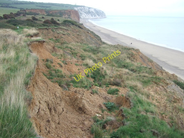 Photo 6"x4" Red Cliff Sandown c2010
