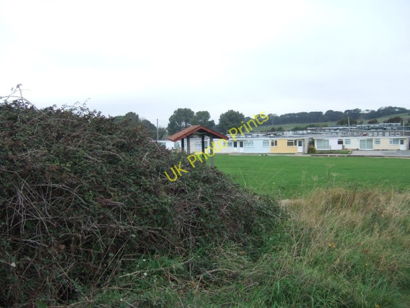 Photo 6"x4" Caravan park on Red Cliff Sandown c2010