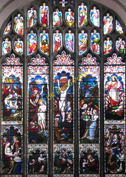 Photo 6"x4" St Andrew's church in Norwich - east window Norwich c2010