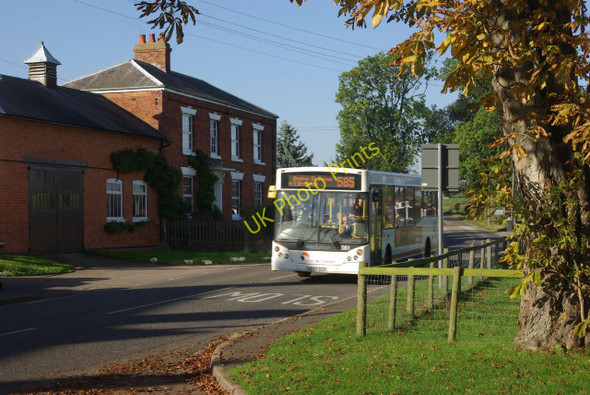 Photo 6"x4" Rugby bus - Harborough Magna Harborough Magna c2010