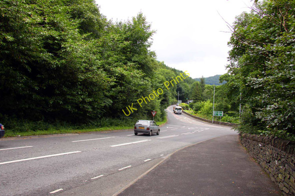 Photo 6"x4" The A470 runs down to the A5 Betws-y-Coed c2010