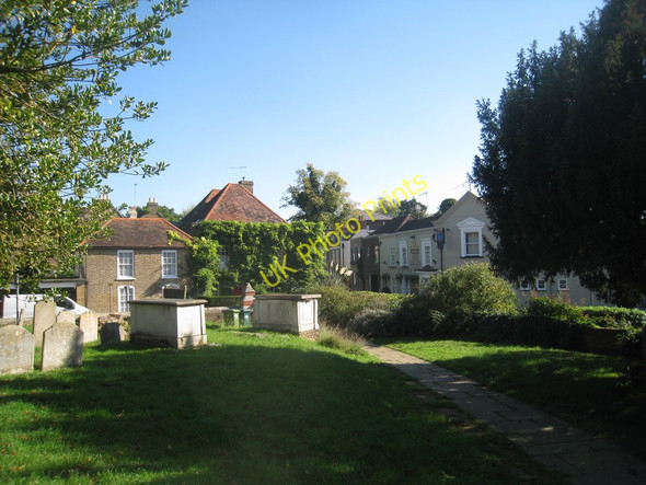 Photo 6"x4" View from St. Mary's churchyard Staines c2010