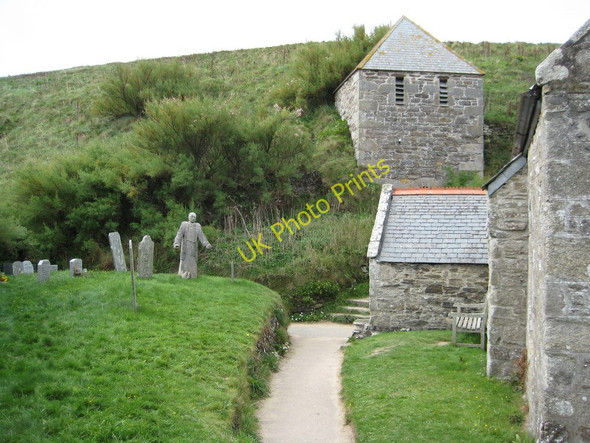 Photo 6"x4" Gunwalloe Church Cury c2010 P1