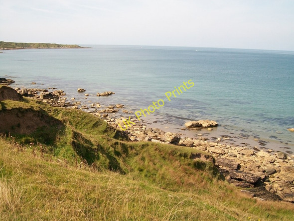 Photo 6"x4" A rocky section of the beach near Plas-y-bieg Rhos-y-llan c2010