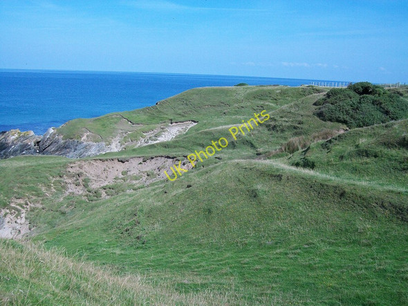 Photo 6"x4" Cliff slumping above Porth Towyn Rhos-y-llan c2010