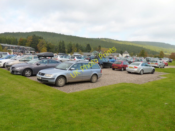 Photo 6"x4" Busy car park Bruar c2010