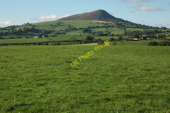 Photo 6"x4" Morning sunshine on Ysgyryd Fawr Llangattock Lingoed c2010