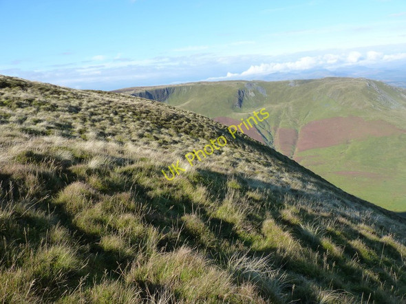 Photo 6"x4" The top of the steep northern side of Maesglase Camlan\/SH8116 c2010