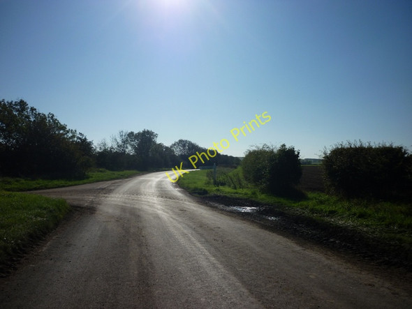 Photo 6"x4" Passing the road to High & Little Cayhorpe Burton Fleming c2010