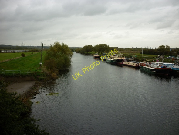Photo 6"x4" The River Calder from Methley Bridge Castleford c2010