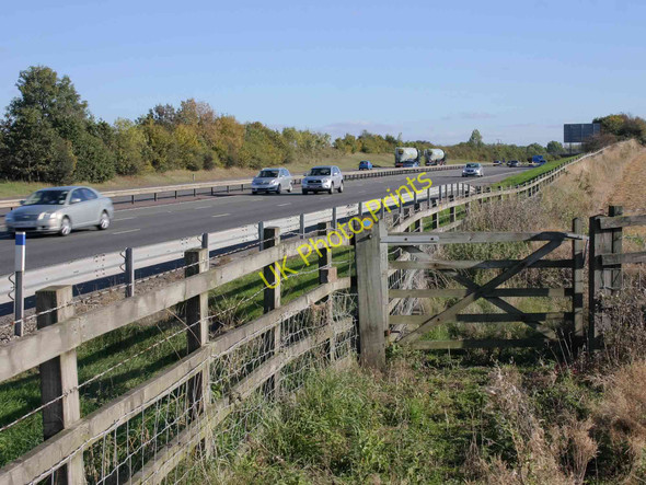 Photo 6"x4" Bridleway to Lighthorne Heath by M40 Lighthorne Heath c2010