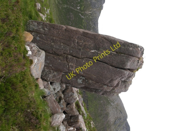 Photo 6"x4" Boulder, near Lochan Bealach Cornaidh Allt na Bradhan c2006