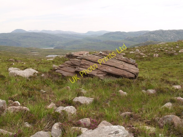 Photo 6"x4" Torridonian Sandstone Boulder Allt na Bradhan c2006