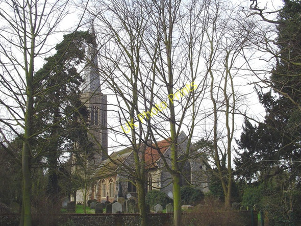 Photo 6"x4" Wickham Market All Saints church Wickham Market c2007