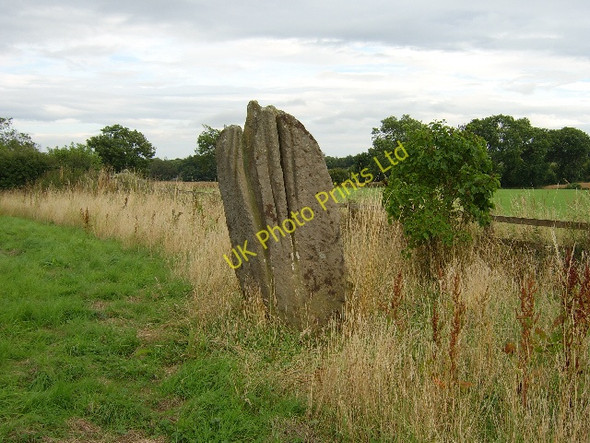 Photo 6"x4" Stob Stone, Matfen Matfen c2005