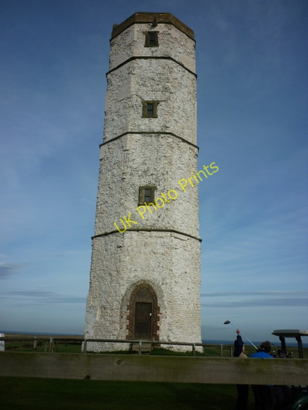 Photo 6"x4" The old Flamborough lighthouse North Landing c2010