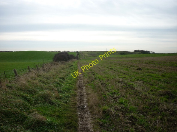 Photo 6"x4" A public footpath heading to Flamborough village North Landing c2010