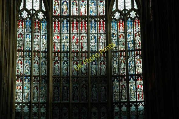 Photo 6"x4" Great east window, Gloucester Cathedral Gloucester c2010