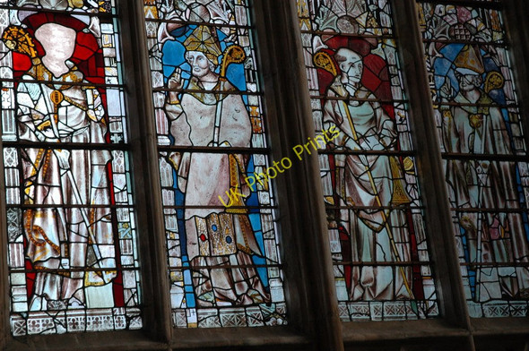 Photo 6"x4" Great east window, Gloucester Cathedral Gloucester c2010
