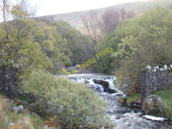 Photo 6"x4" Waterfall on West Okement River Forda\/SX5390 c2010