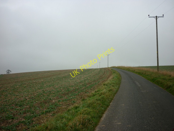 Photo 6"x4" Looking towards Wharram Percy Wold Wharram Percy c2010
