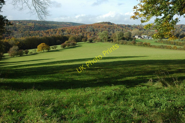 Photo 6"x4" Farmland at Coxbury Farm Whitebrook\/SO5306 c2010