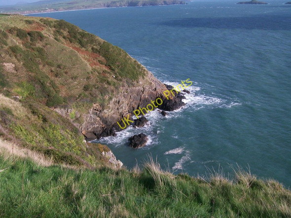 Photo 6"x4" Hen Borth cove from the south Uwchmynydd c2010