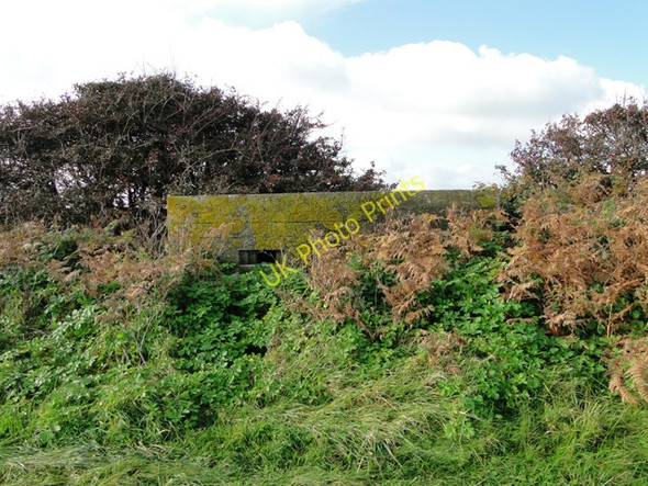 Photo 6"x4" Suffolk Square style pillbox at Benacre Kessingland Beach c2010