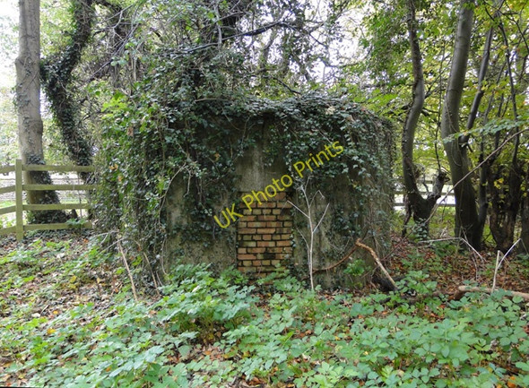 Photo 6"x4" Pillbox opposite Benacre church Benacre c2010