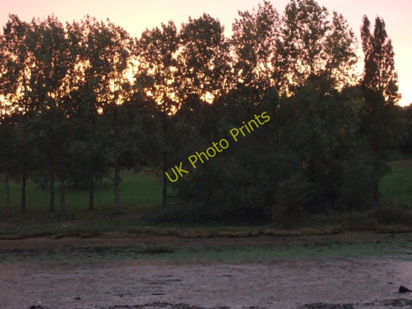 Photo 6"x4" Sunset across the Medina Newport\/SZ4988 c2010