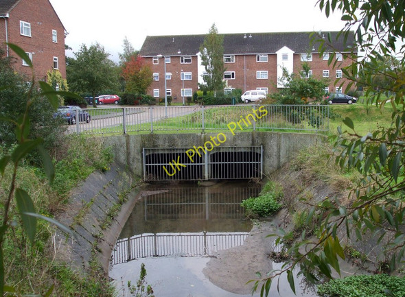 Photo 6"x4" Culvert and Stream Rayleigh c2010
