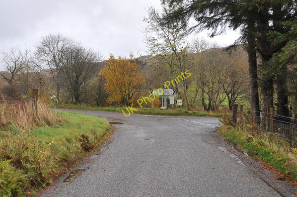 Photo 6"x4" Road junction at Kilmore Barran\/NM8825 c2010