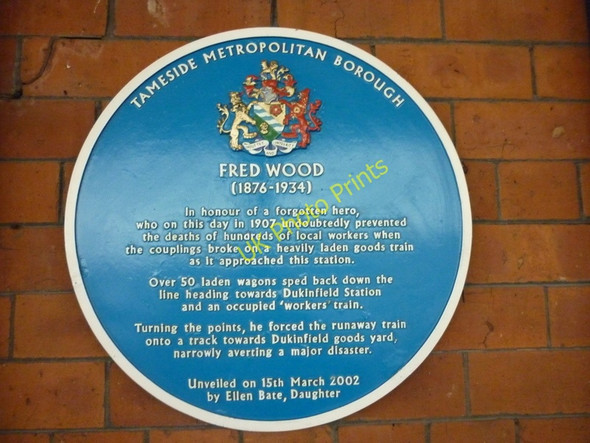 Photo 6"x4" A plaque at Stalybridge train station Stalybridge c2010