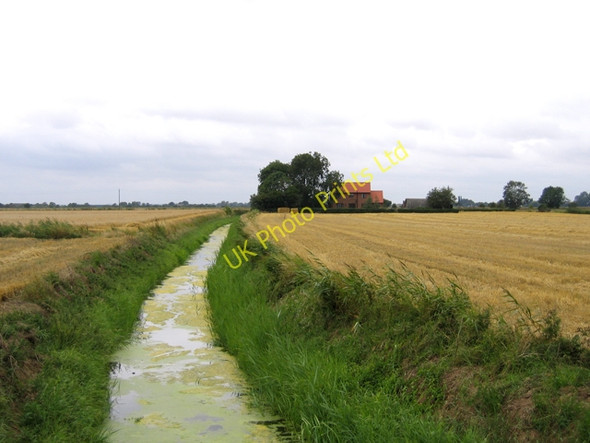 Photo 6"x4" Drain from Bird's Drove, Surfleet, Lincs Wargate c2006
