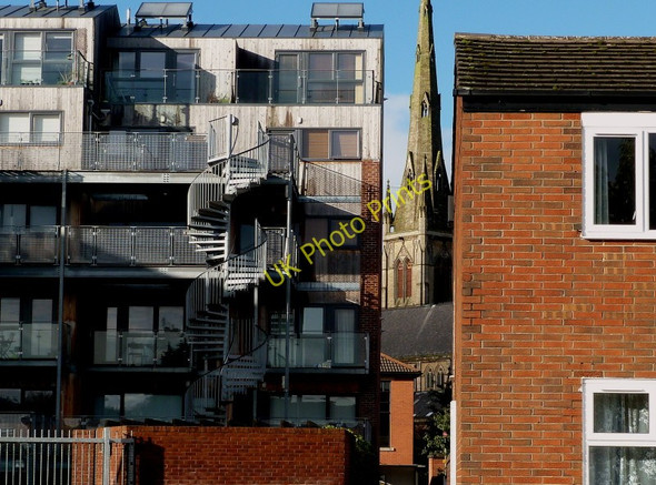 Photo 6"x4" Quinney Crescent in Moss Side, Manchester Moss Side\/SJ8395 c2010