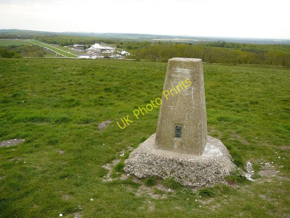 Photo 6"x4" The trig point at The Trundle Charlton\/SU8812 c2010