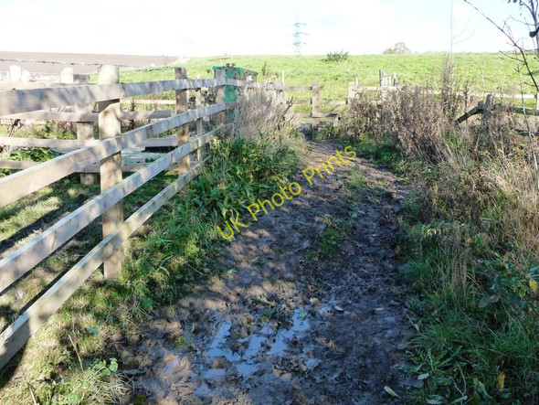 Photo 6"x4" Muddy footpath near Hey Beck Haigh Moor c2010