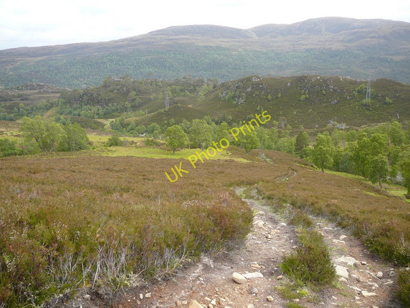 Photo 6"x4" Track climbing beside Neaty Burn Struy c2010
