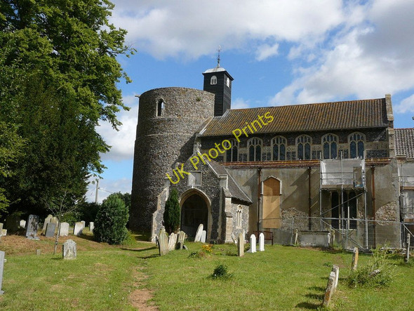 Photo 6"x4" St Mary's Church, Wortham Magpie Green c2010
