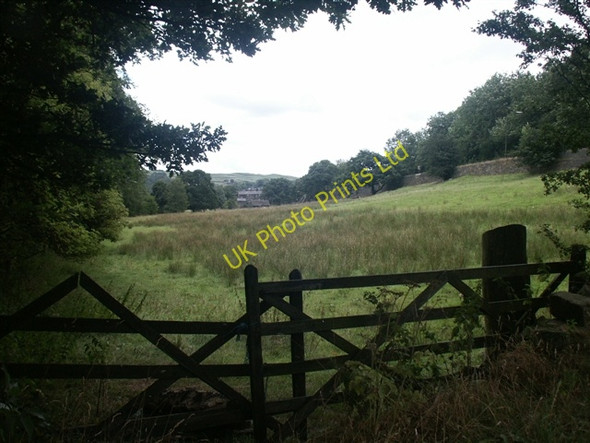 Photo 6"x4" Pasture, Hayfield Hayfield\/SK0387 c2006