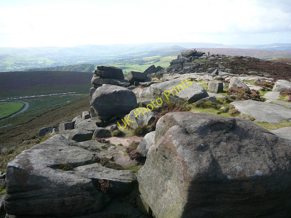 Photo 6"x4" Southern end of Stanage Edge Hathersage c2010