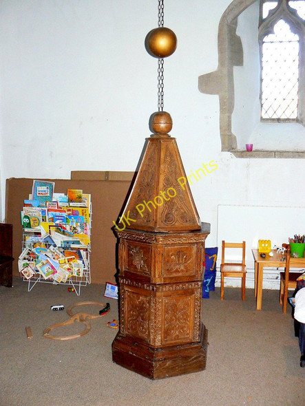 Photo 6"x4" Font and play area, Church of St Denys, Stanford in The Vale Stanford in the Vale c2010