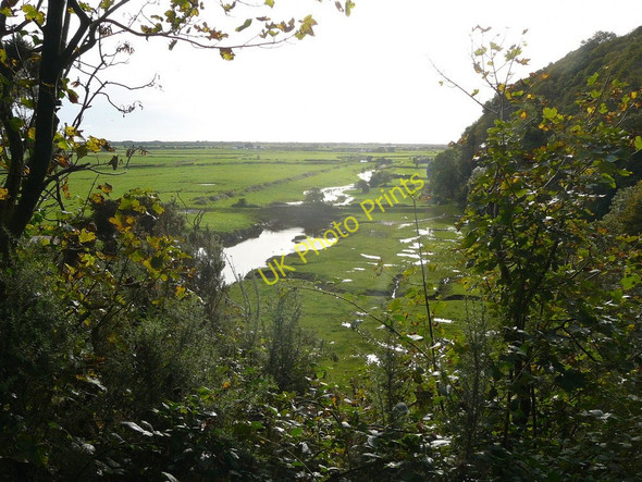 Photo 6"x4" Salt marshes, Laugharne Township Laugharne c2010