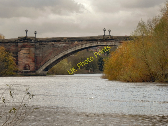 Photo 6"x4" River Dee, Grosvenor Bridge Chester c2010
