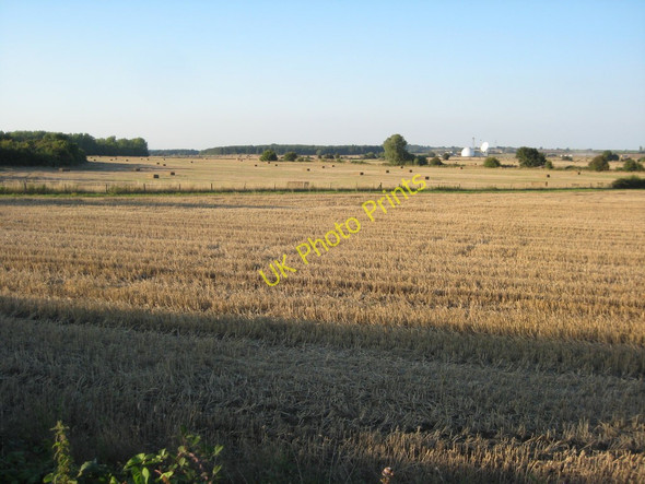 Photo 6"x4" Harvested field beside Defford Airfield Woodmancote\/SO9042 c2010