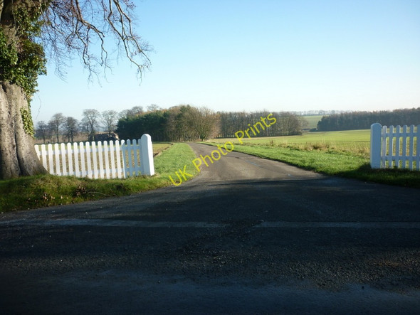 Photo 6"x4" The farm road to Wauldby Manor Farm Brantingham c2010