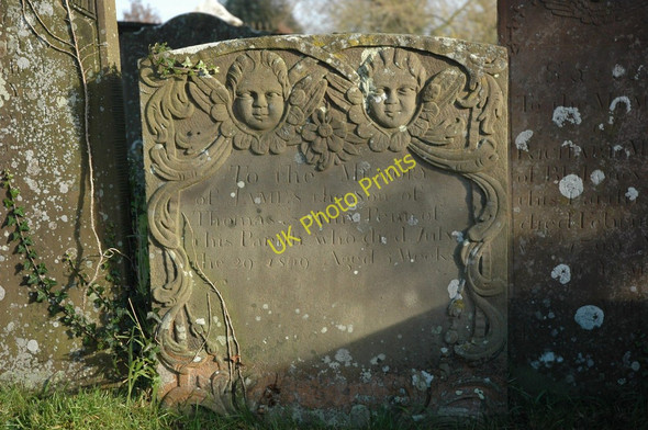 Photo 6"x4" Gravestone, Awre Church Awre c2010